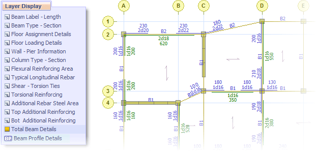 ETABS MATE - Layer Display