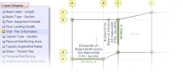 ETABS MATE - Layer Display