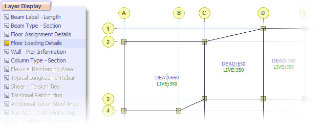 ETABS MATE - Layer Display